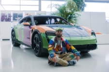 Porsche Taycan Cross Turismo art car
