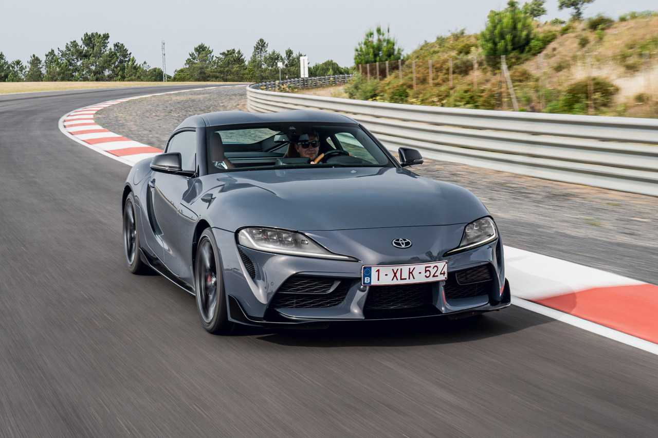 prueba del Toyota GR Supra Manual en el Circuito de Monteblanco
