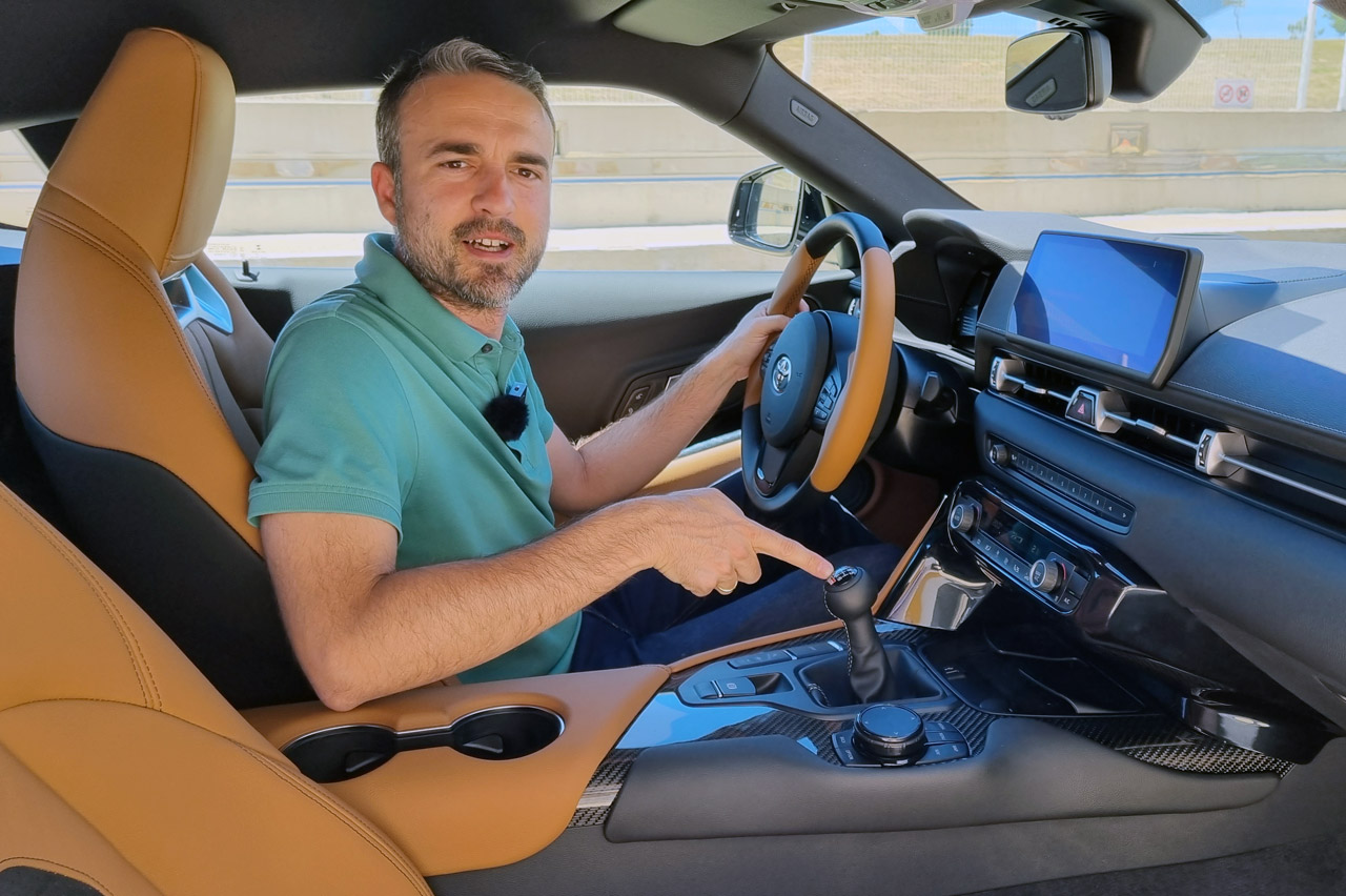Prueba del Toyota Supra con cambio manual