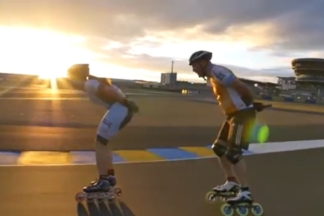 Se celebran las 24 Horas de Le Mans… ¡sobre patines! 24 Horas de Le Mans patines