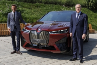 Florentino Pérez ya tiene su nuevo coche ‘oficial’: un BMW iX Florentino Pérez BMW iX