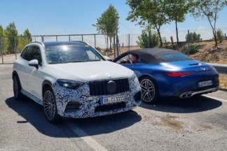 Cazamos en Madrid el coche de pruebas del Mercedes-AMG GLC 63 2023 Mercedes-AMG GLC 63 2023