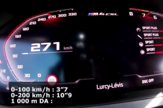 Vídeo: así acelera de 0 a 270 km/h el nuevo BMW M4 CSL de 0 a 270 km/h el nuevo BMW M4 CSL
