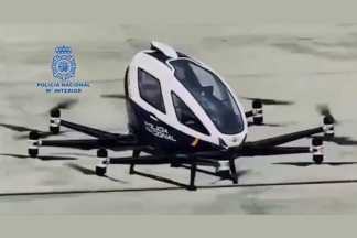 Así es el EH216, el dron de la Policía Nacional con capacidad para dos agentes dron eh216 policia nacional