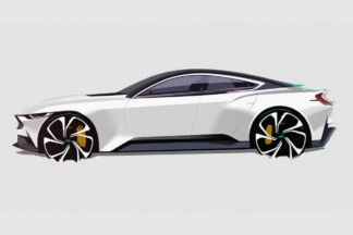 Ford muestra en un boceto oficial cómo podría ser el Mustang sedán Ford Mustang sedán