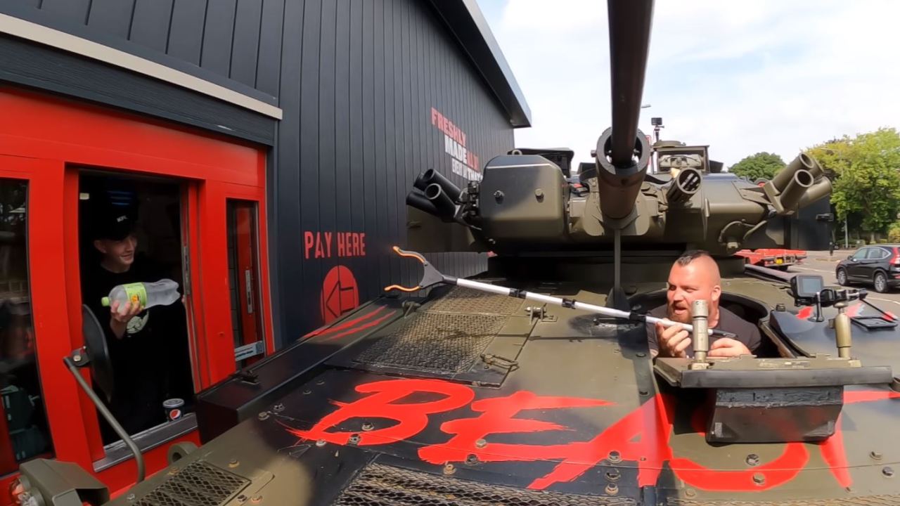 tanque pedido restaurante