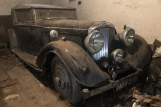 Aparece un Derby Bentley de 1935 abandonado durante 50 años Derby Bentley 1935 abandonado