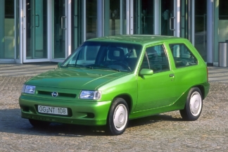 Opel Corsa A Eco3 Prototype (1992): el primer Corsa “e” antes del eléctrico Opel Corsa A Eco3 Prototype