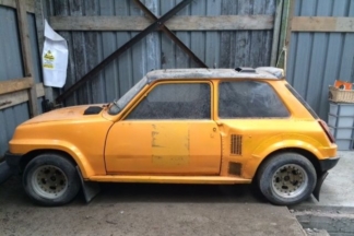 ¿Qué pasó con este Renault 5 Gordini Turbo abandonado? Renault 5 Gordini Turbo abandonado