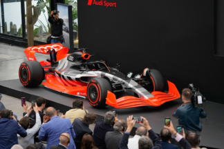 Adam Baker y Audi presentan en Madrid su proyecto para la Fórmula 1