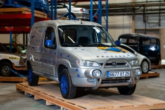 A subasta un Peugeot Partner WRC único con solo 115 kilómetros subasta Peugeot Partner WRC