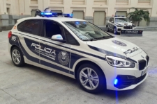 Policía Madrid coches BMW