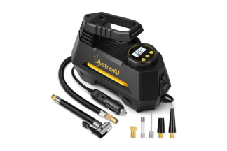 Este compresor de aire portátil es ideal para inflar las ruedas de tu coche y está rebajado por el Black Friday compresor de aire portátil