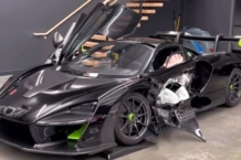 Vídeo: este McLaren Senna sufrió graves daños en un accidente mclaren senna accidente