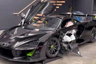 Vídeo: este McLaren Senna sufrió graves daños en un accidente mclaren senna accidente