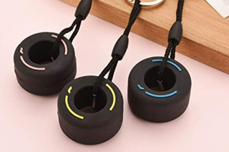 Llavero de un neumático de Fórmula 1, un regalo barato y original para Navidad Llavero neumático de Fórmula 1
