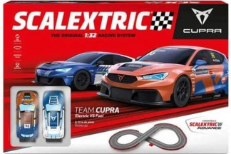 Circuito de Scalextric con las últimas novedades de CUPRA en competición Scalextric CUPRA
