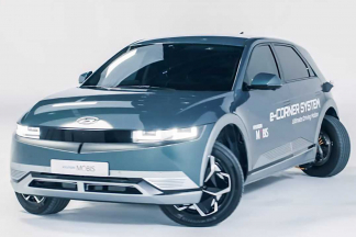 Hyundai IONIQ 5 con tecnología e-Corner: el coche más maniobrable del mundo