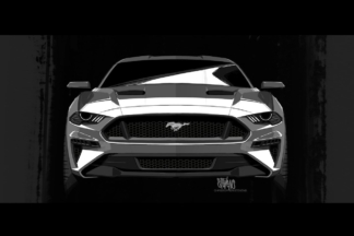 El frontal del Ford Mustang de 2017 se inspiró en la máscara de Darth Vader ford mustang 2017 inspiro darth vader