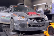 Vídeo: este Subaru WRX STi de rallye tiene un motor V8 de Ferrari subaru wrx sti motor ferrari v8
