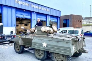 Este tanque de la Segunda Guerra Mundial pasa la ITV cada 4 años y puede entrar en las ZBE tanque segunda guerra mundial itv a coruña