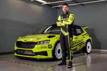 'Cohete' Suárez presenta el Skoda Fabia RS Rally2 con el que irá a por todas en el S-CER 2023 Skoda Fabia RS Rally2 de José Antonio 'Cohete' Suárez y Alberto Iglesias Pin