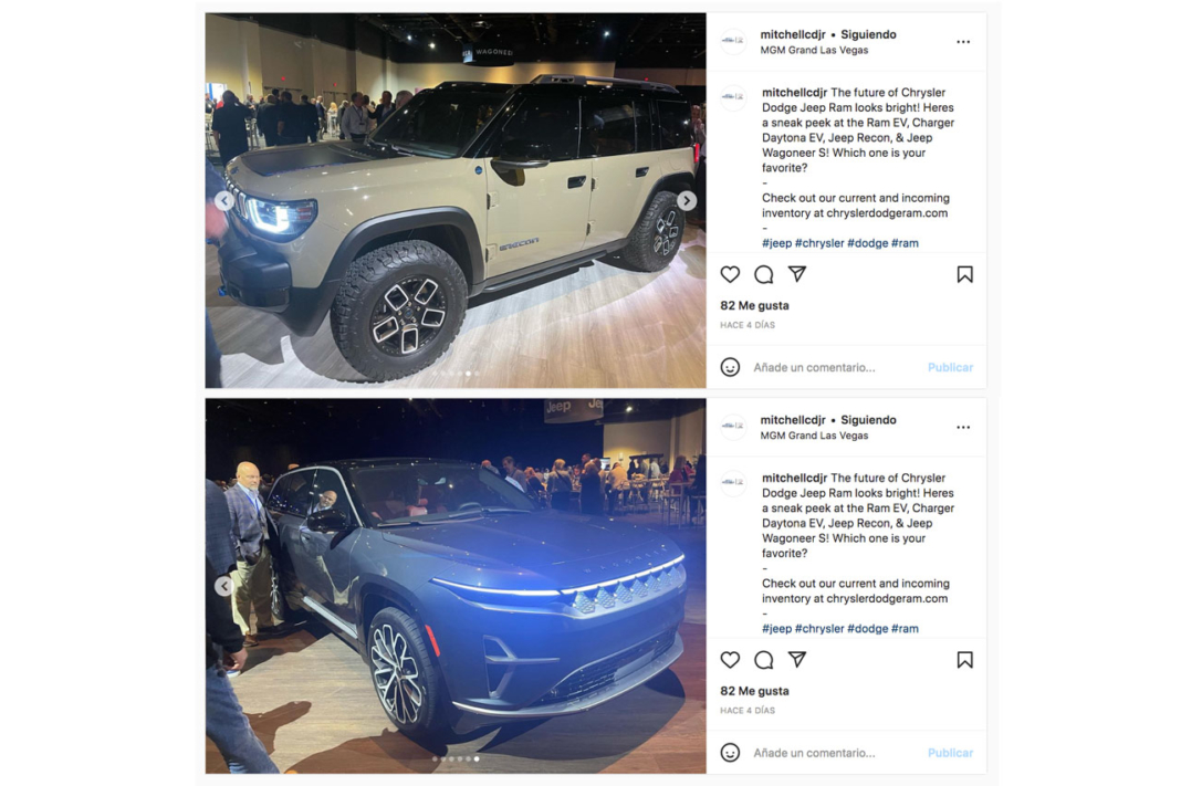 Jeep Recon y Jeep Wagoneer eléctricos