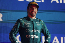 GP de Barhréin 2023: ¡Fernando Alonso finaliza tercero! Fernando Alonso en el podio del GP de Barhréin 2023