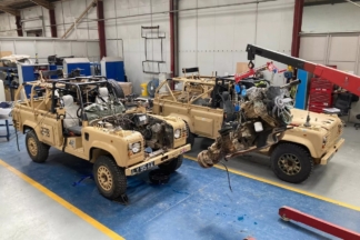 El ejército británico va a convertir en eléctricos sus Defender diésel Defender Militar eléctrico