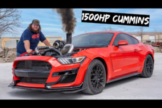 Vídeo: instala un motor diésel de 1.500 CV en un Ford Mustang motor diesel 1.500 cv ford mustang