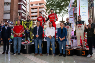 Rallye Tierras Altas de Lorca 2023: victoria y liderato para Javier Pardo Podio final Rallye Tierras Altas de Lorca 2023