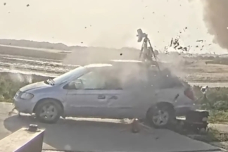 La Starship de Elon Musk destrozó una Dodge Caravan en su despegue Starship Dodge Caravan