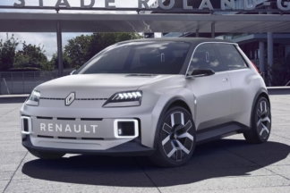 El Renault 5 Prototype se viste de blanco satinado metalizado en Roland-Garros Renault 5 Prototype Roland-Garros