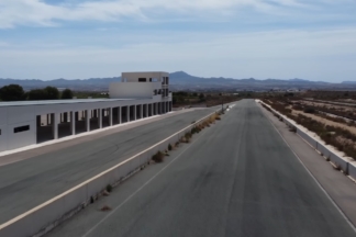 El circuito de Fórmula 1 abandonado que se encuentra en Murcia y perteneció al equipo español HRT circuito de Fórmula 1 abandonado