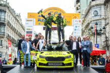 Rallye Recalvi Rias Baixas 2023: incontestable victoria de 'Cohete' Suárez podio Rallye Recalvi Rias Baixas 2023