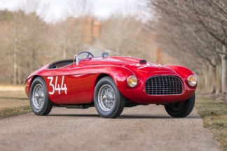 A subasta uno de los 25 Ferrari 166 MM Touring Barchetta construidos subasta ferrari 166 mm touring barchetta 1949