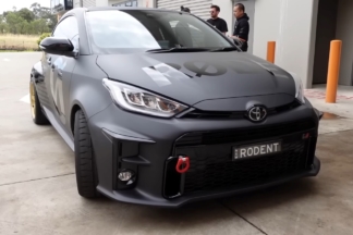 Este Toyota GR Yaris ha triplicado la potencia de su motor de tres cilindros toyota gr yaris powertune australia