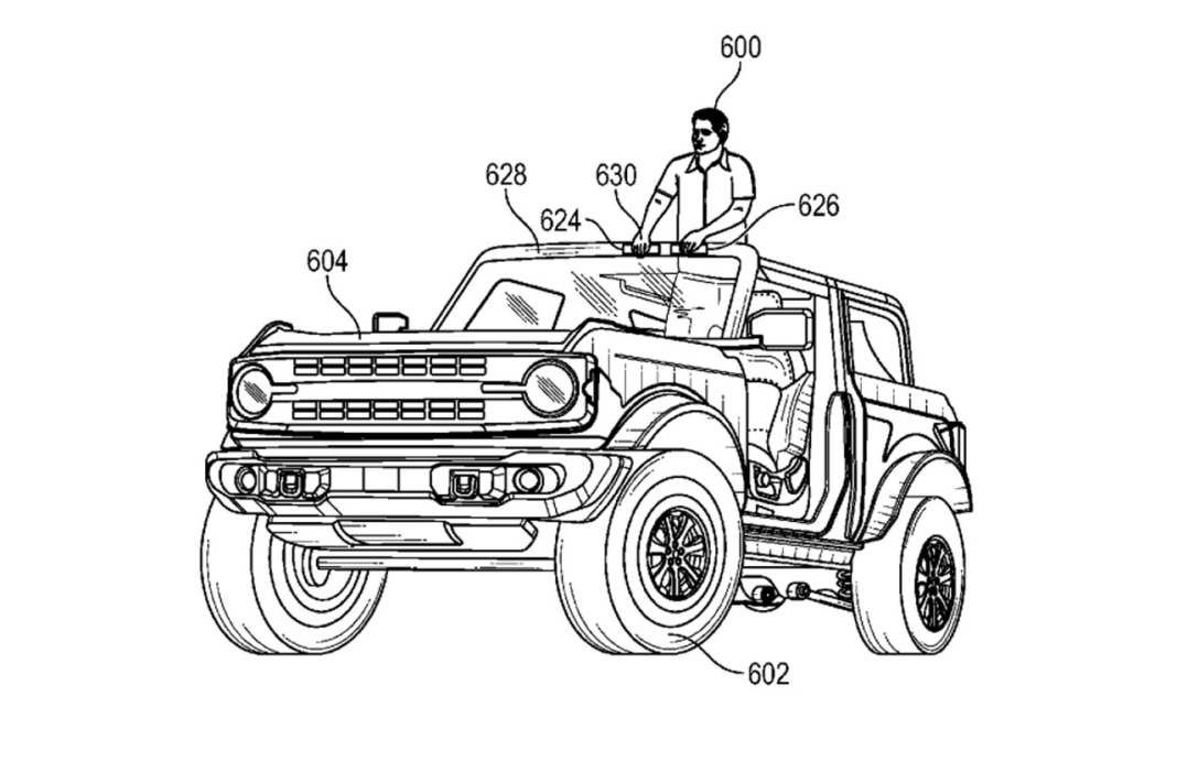 Idea loca Ford patente conducir de pie