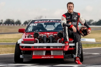 A este Toyota Corolla AE86 de drift le han instalado un motor Ferrari biturbo toyota corolla ae86 motor ferrari biturbo