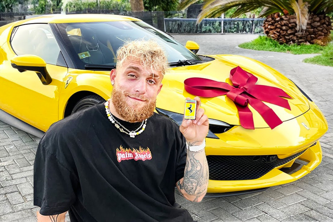 Jake Paul avería su Ferrari 296 GTB