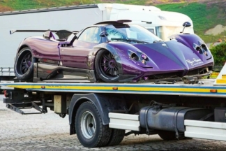 Un siniestro de miles de euros: terrible accidente del Pagani Zonda 760 LH que perteneció a Hamilton Pagani Zonda 760 LH Hamilton accidente