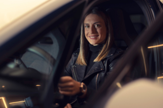 El coche de Alexia Putellas, ganadora del Mundial de Fútbol con la selección femenina coche de Alexia Putellas