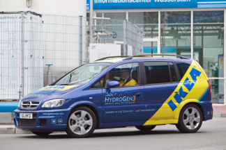 Opel HydroGen3, cuando un prototipo de hidrógeno asistía a los clientes de IKEA Opel HydroGen3