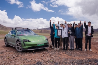 El Porsche Taycan Cross Turismo establece un récord de desnivel en el Tíbet Porsche Taycan Cross Turismo récord desnivel Tibet