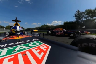 Vettel y Coulthard se enfrentan con un Red Bull F1 en Nürburgring Vettel Coulthard Red Bull Nürburgring