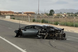 Un conocido influencer sufre un accidente en una carrera ilegal con su Lamborghini Huracán influencer accidente Lamborghini Huracán
