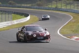 Esteban Ocon vuela en Nürburgring con un prototipo del Alpine A110 Esteban Ocon Nürburgring Alpine A110