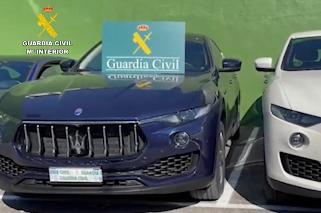 Guardia Civil Maserati robados
