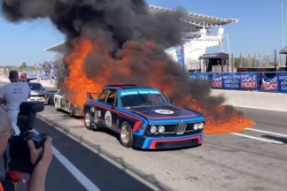 Vídeo: un incendio destruye un BMW 3.0 CSL y un Ford Capri RS3100 en Estoril incendio bmw ford estoril