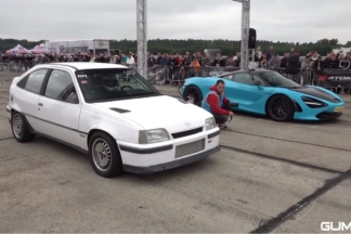 Vídeo: este Opel Kadett tiene 900 CV y compite cara a cara con un McLaren 720S de 1.200 CV opel kadett vs mclaren 720s